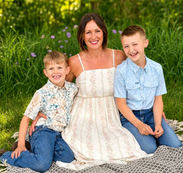 Ashley DeHaven and sons