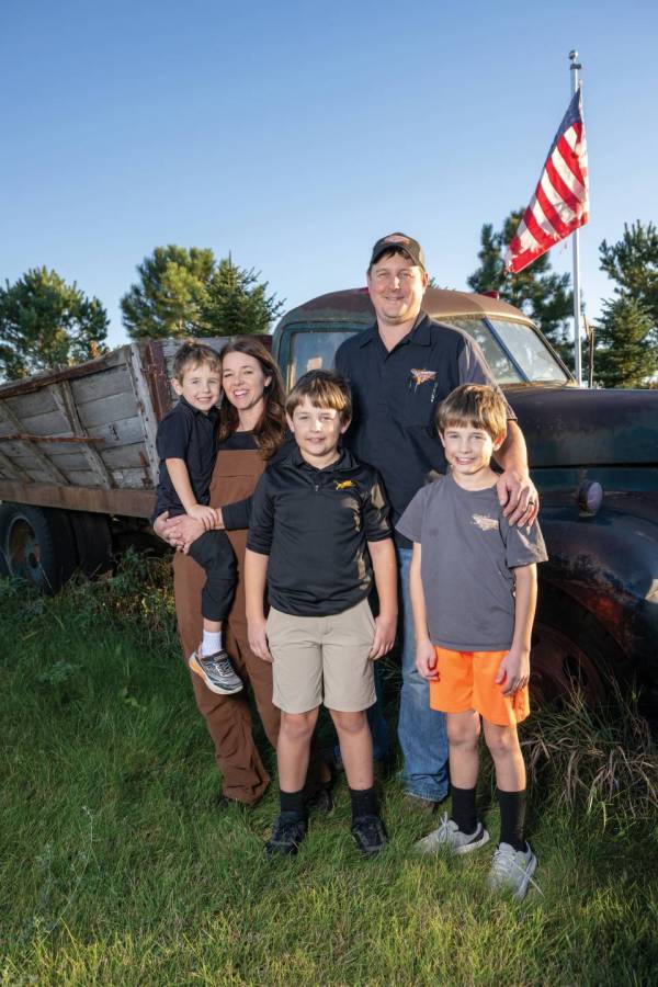 Ann Olson and family. Photo credit: Layn Mudder