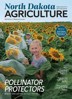 Cover of 2023 North Dakota Agriculture magazine