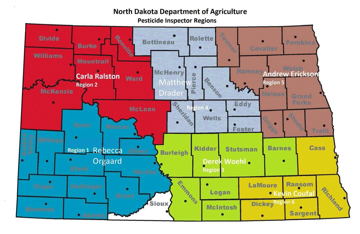 Pesticide Inspector Map